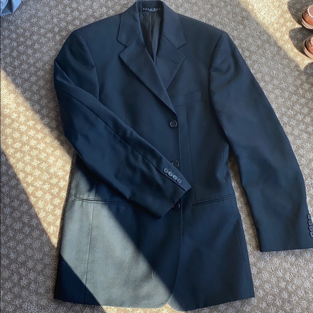 Hugo Boss Black Wool Sport Coat